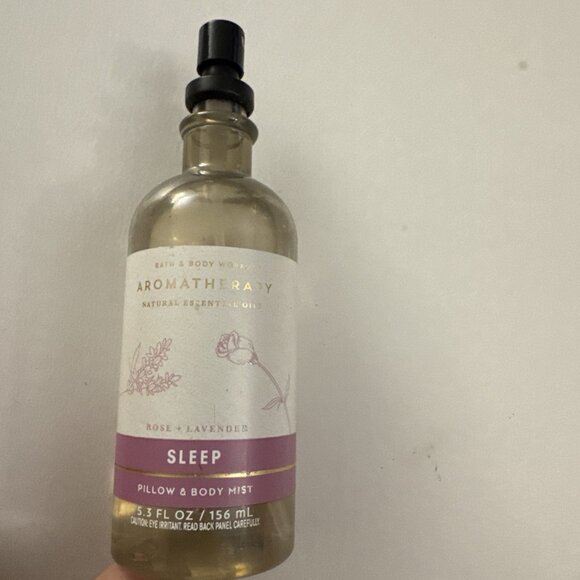 Bath & Body Works Aromatherapy Sleep Rose + Lavender Pillow & Body Mist CS4 - Picture 1 of 3